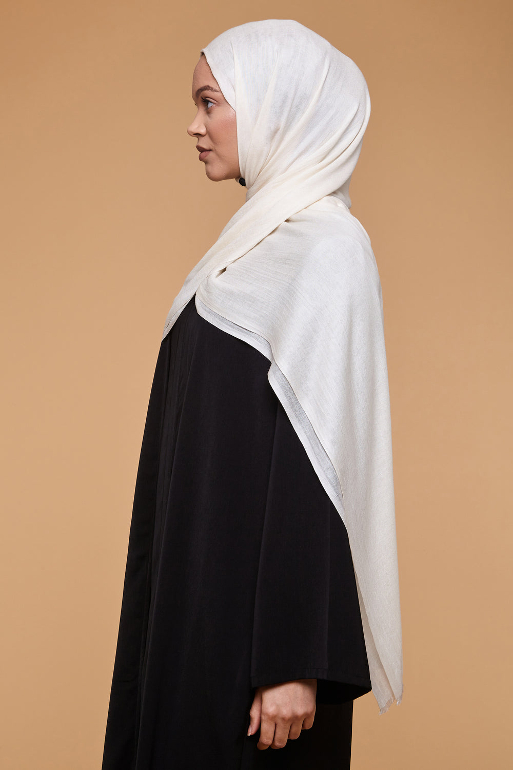 Buttercream Lenzing Modal Hijab - CAVE