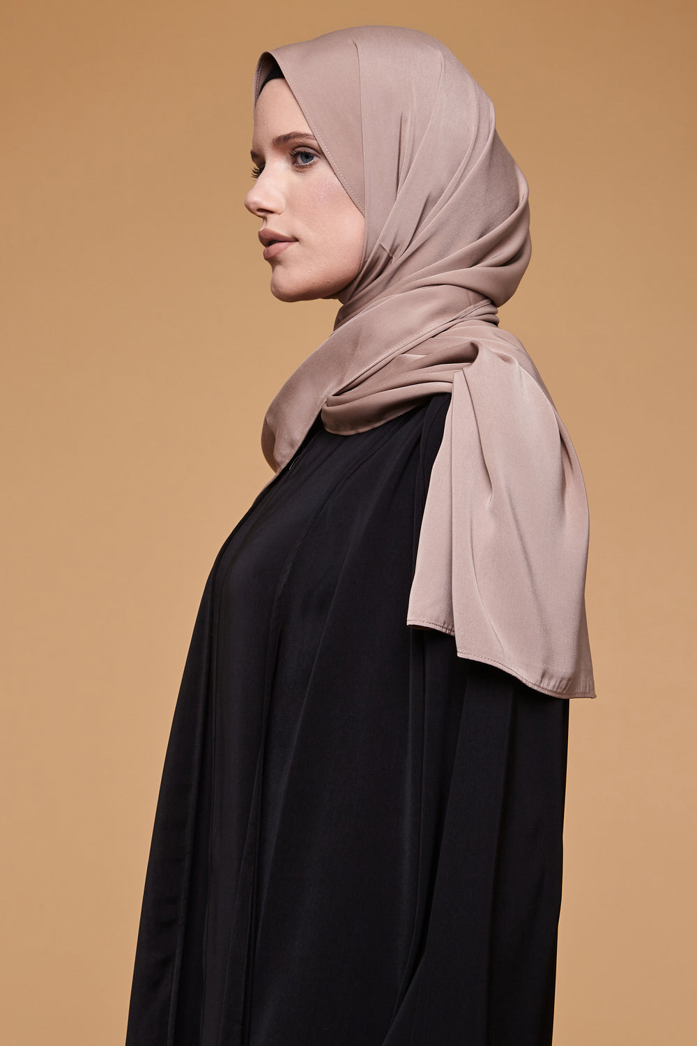Caramel Brown Soft Crepe Hijab - CAVE