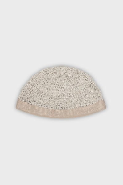 Wind Grey Cotton Kuwaiti Kufi