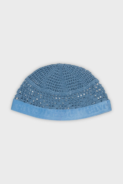 Faded Denim Cotton Kuwaiti Kufi