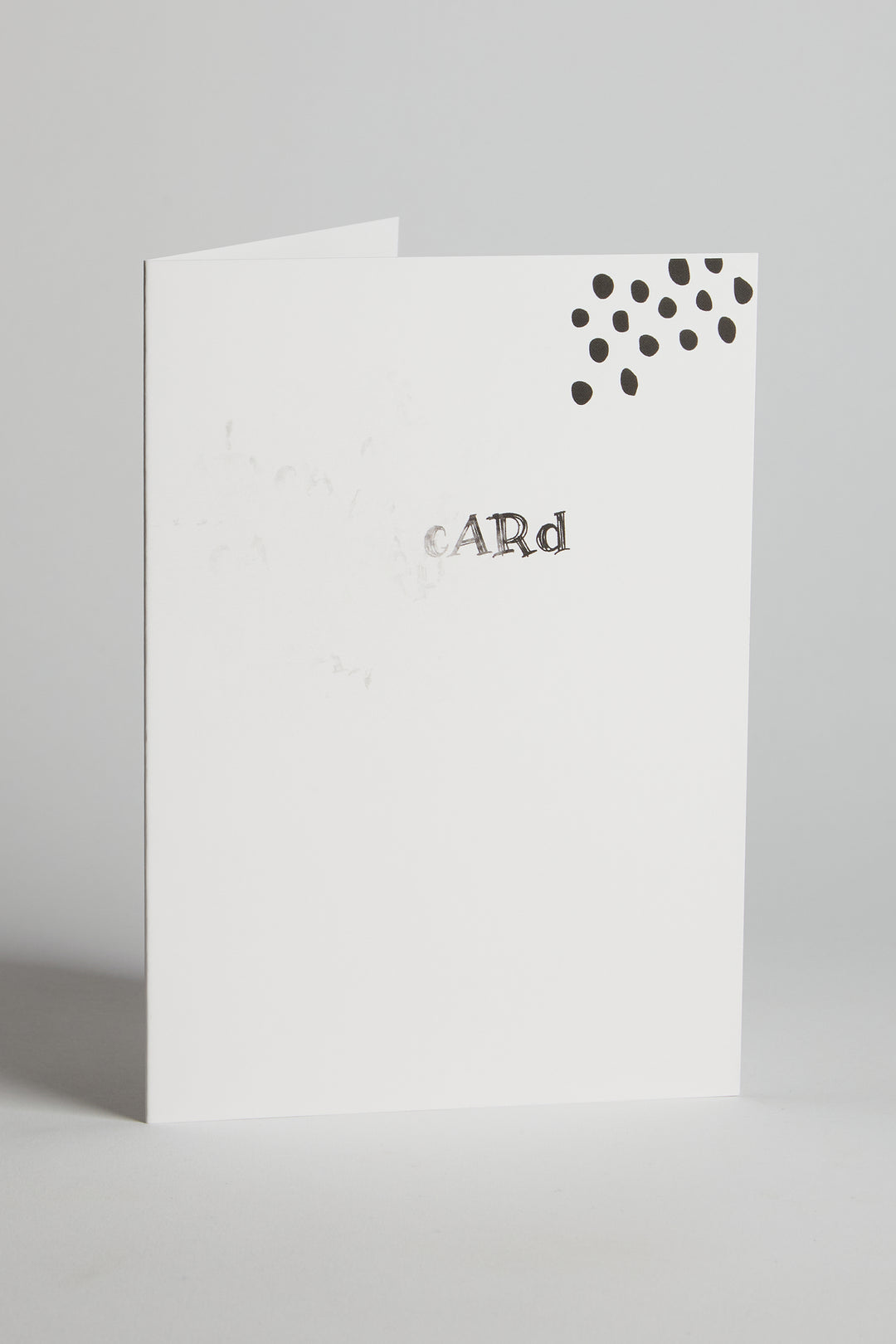 Fingerprint Greeting Card - CAVE