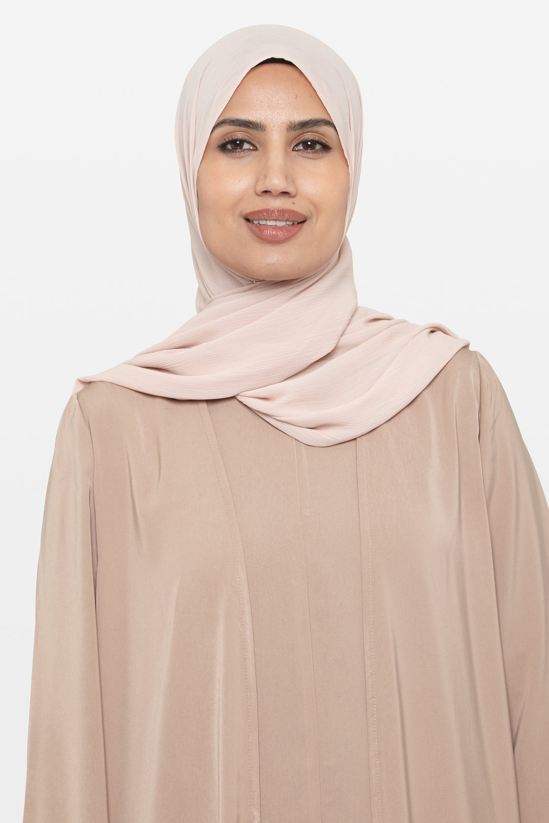 Latte Crinkle Soft Crepe Hijab - CAVE