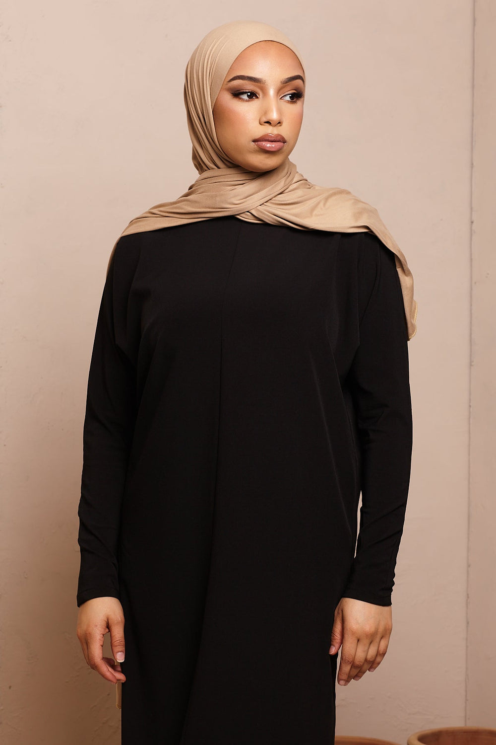 Mocha Meringue Bamboo Jersey Hijab - CAVE