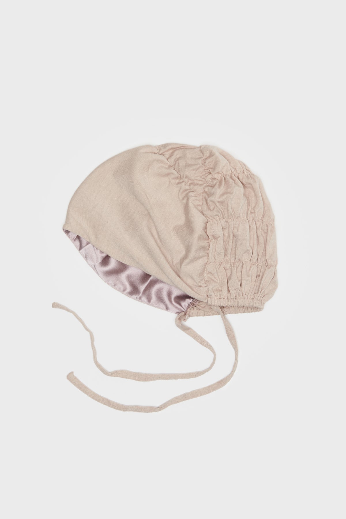 Satin-Blend Rose Scrunchie Hijab Cap