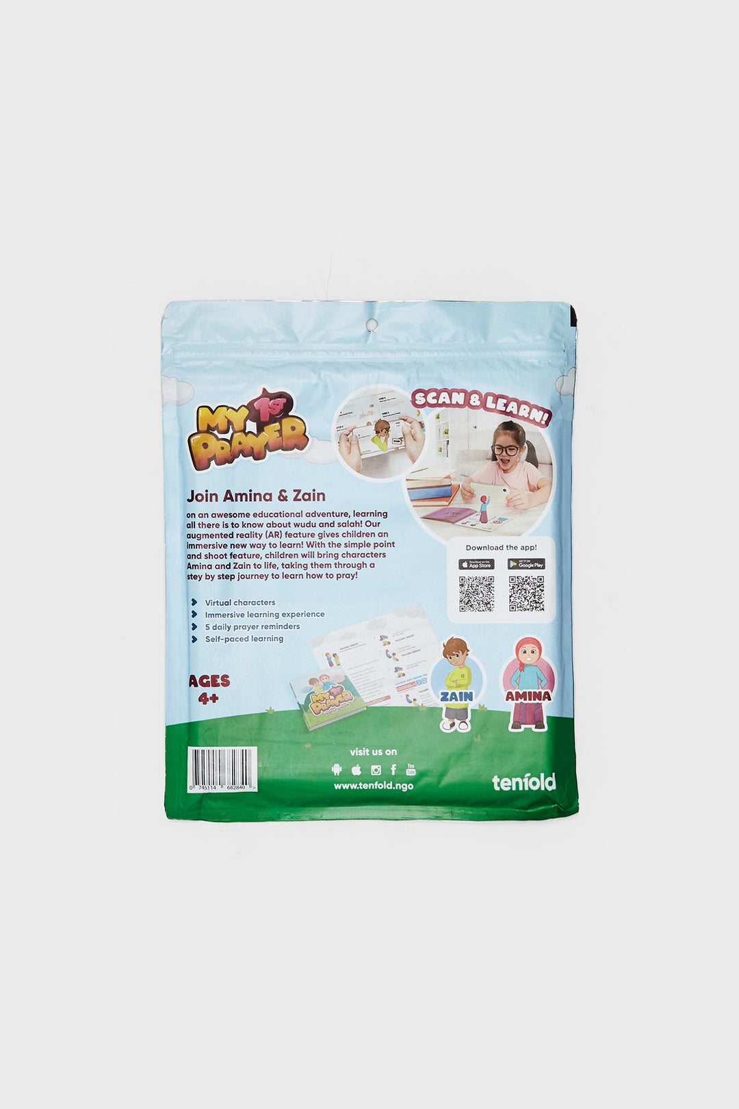 Tenfold 1st Prayer Rug - Children's Prayer Set - CAVE