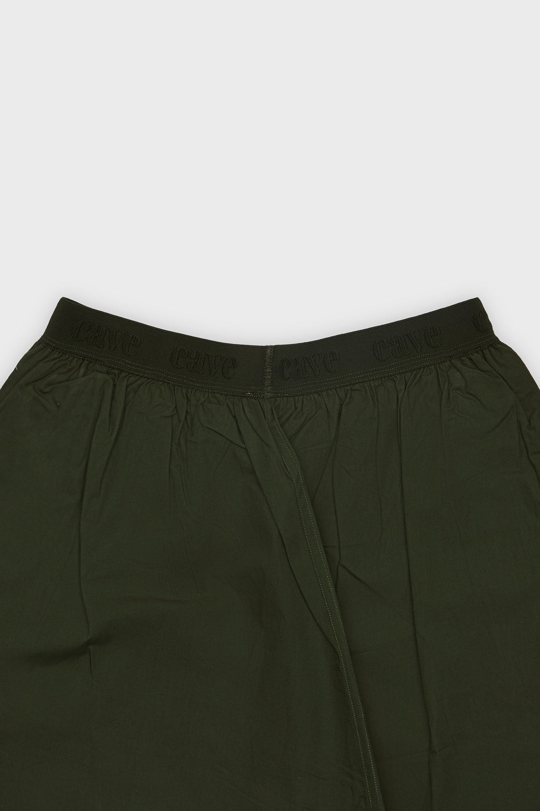 Emerald Green Wide Leg Cotton Trousers