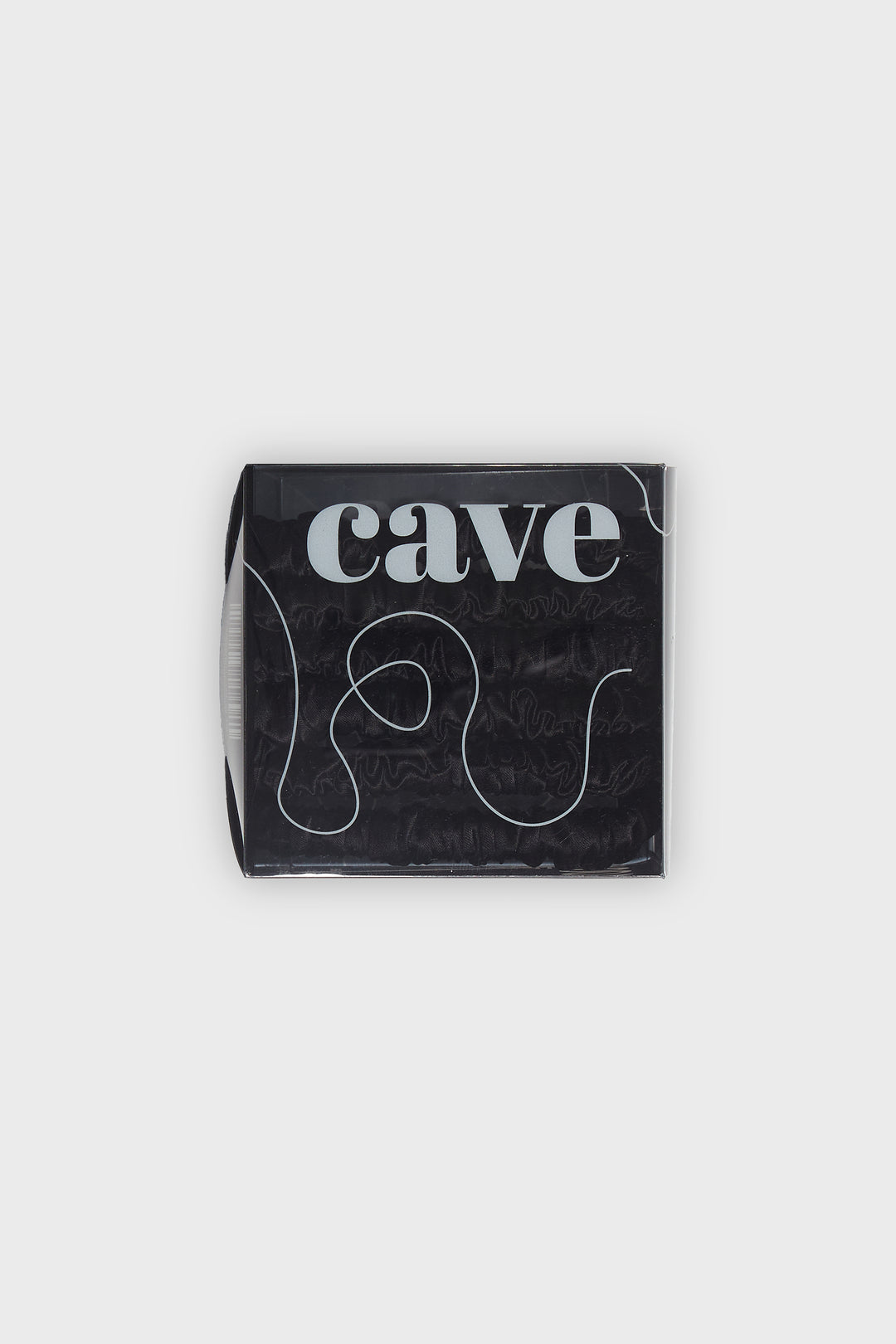 Black Luxury Hair Silk Scrunchies - CAVE