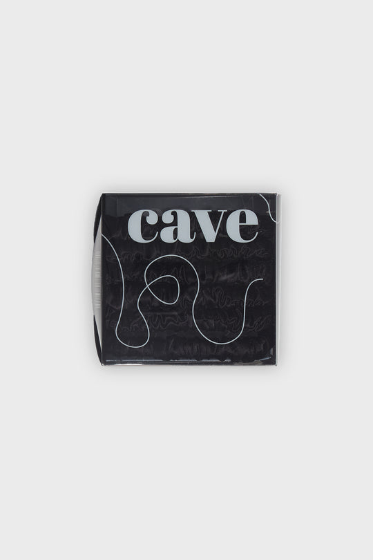Black Luxury Hair Silk Scrunchies - CAVE