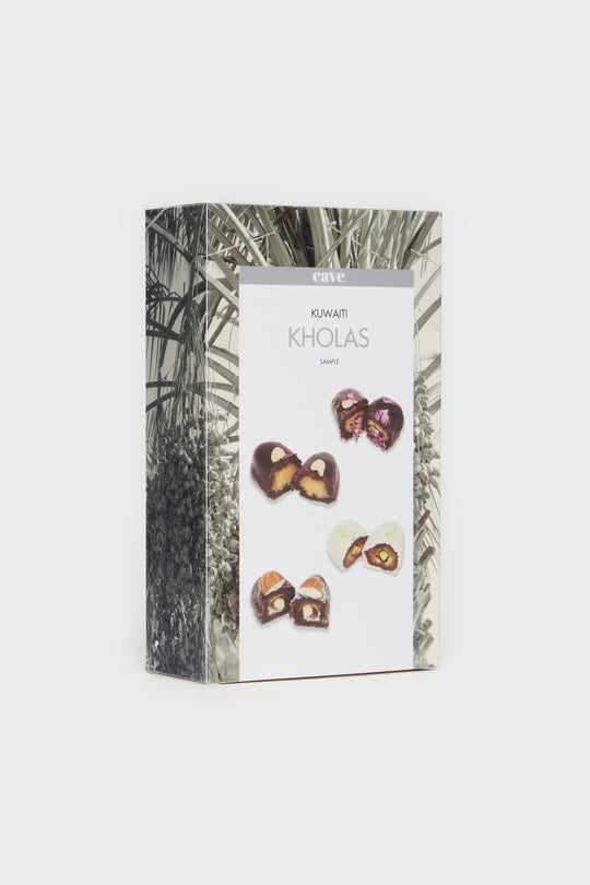 Box of chocolates with a decorative design on a white background