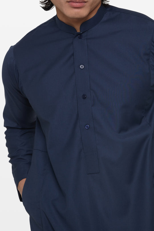 Space Navy Classic Collar Thobe