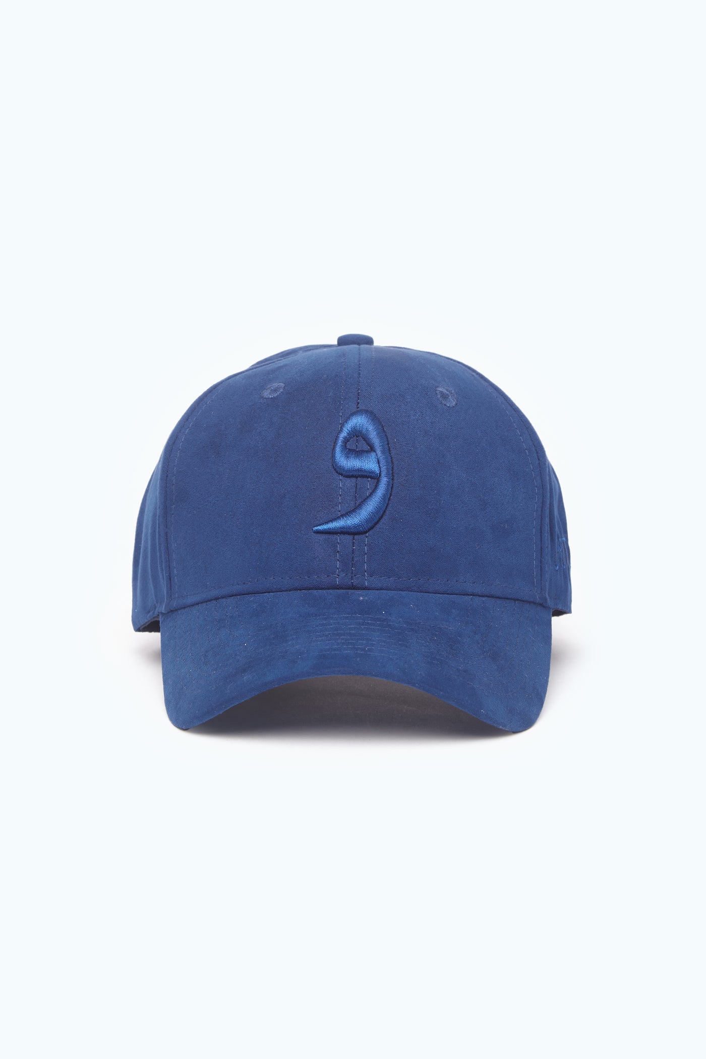 Navy Suede Arabic Cap