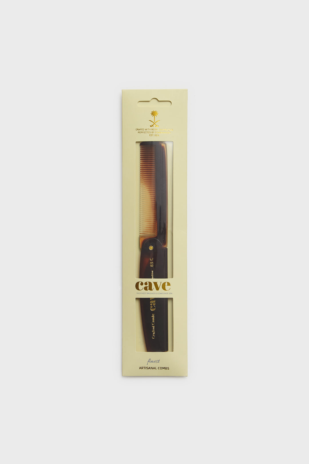 Caev Luxury Folding Pocket Comb - Large
