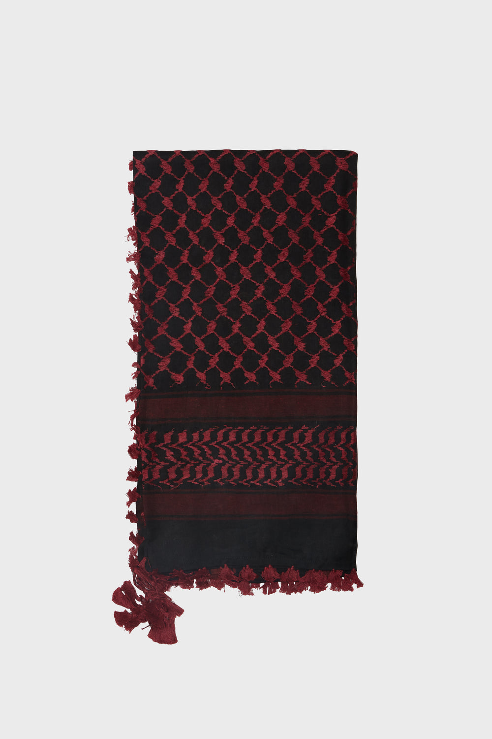 Black & Plum Keffiyeh Scarf - CAVE