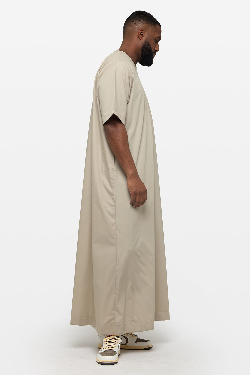 Sage Short Sleeve Moroccan Thobe - CAVE