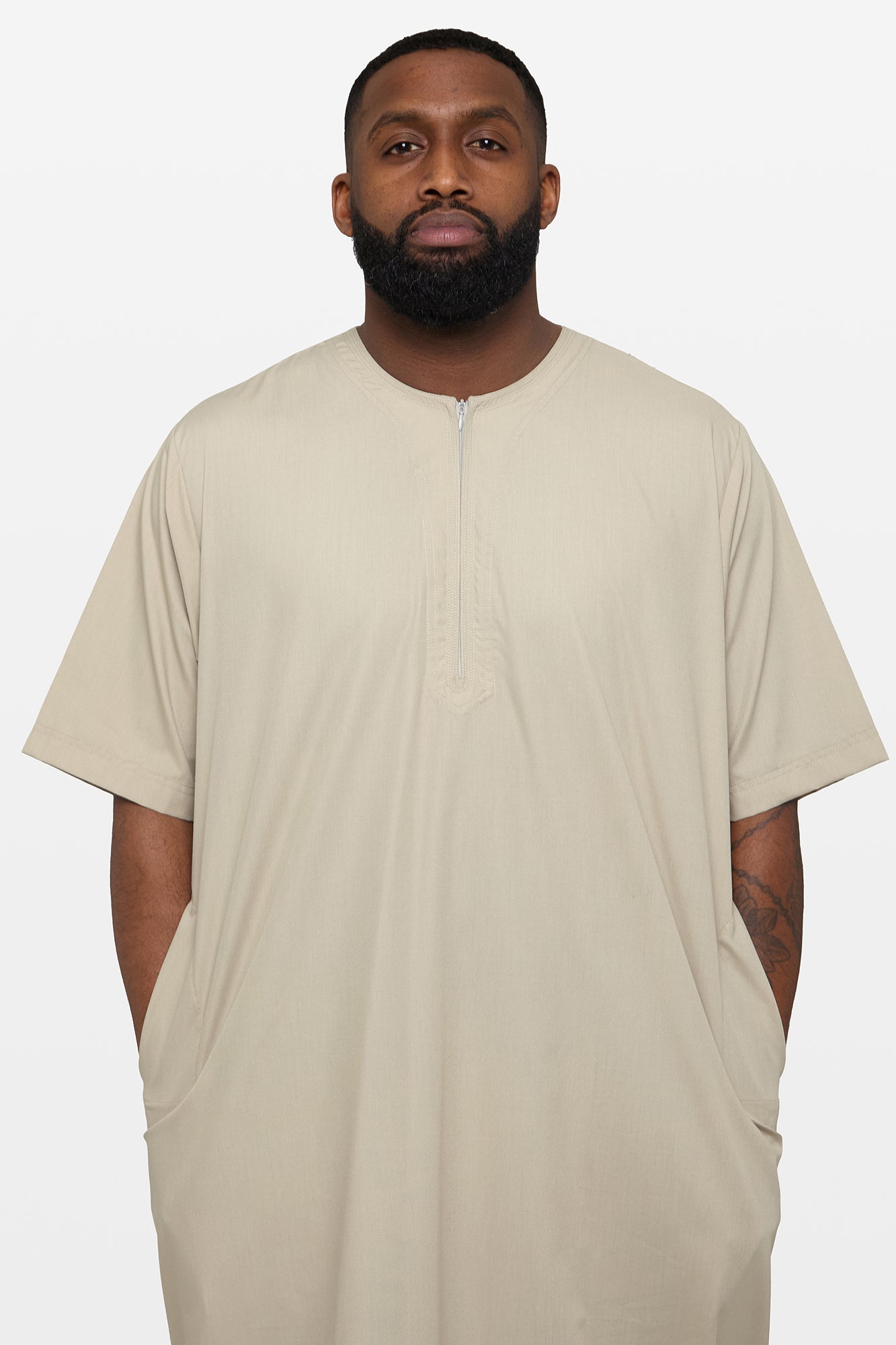 Sage Short Sleeve Moroccan Thobe – CAVE
