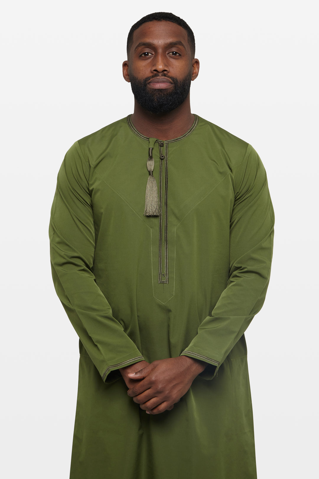 Olive Green Omani Thobe
