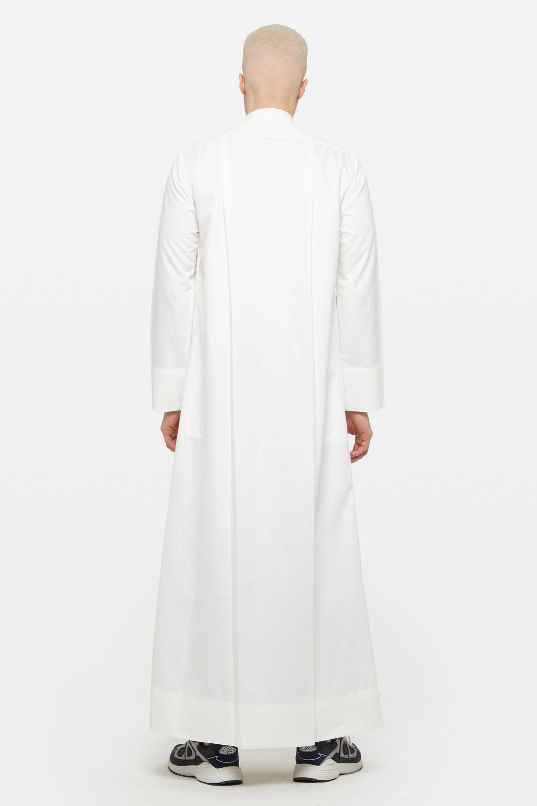 Cream Kuwaiti Collar Thobe