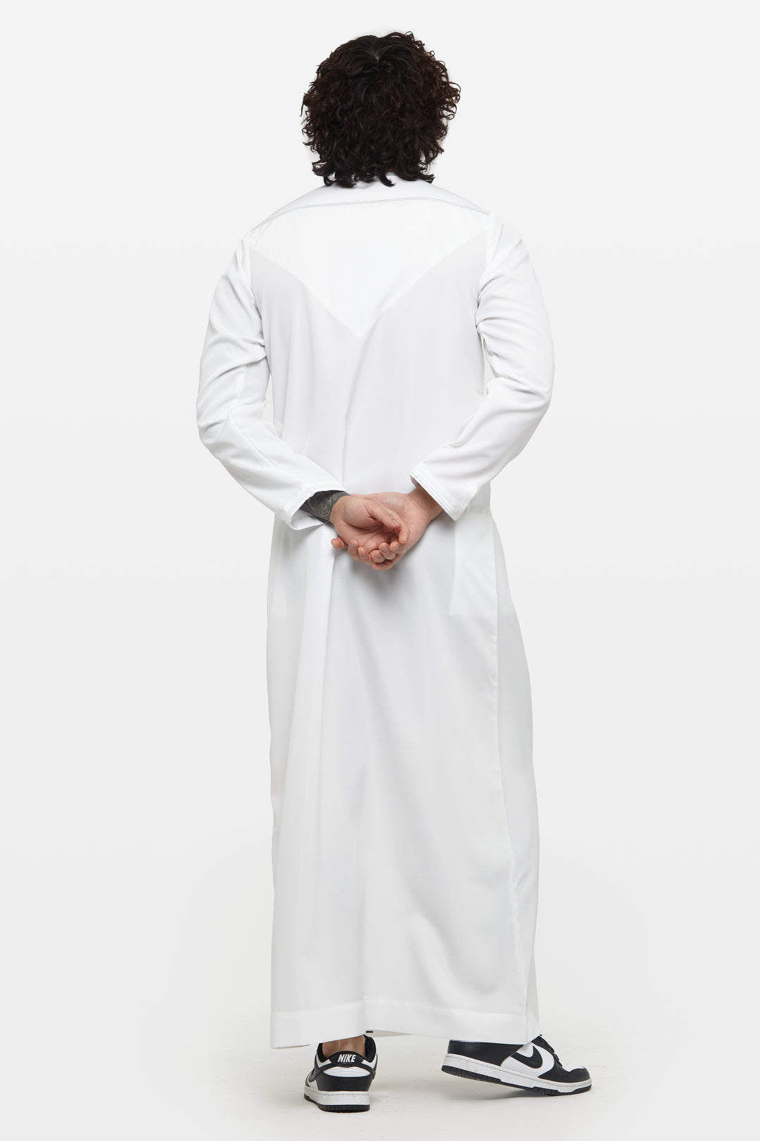All White Emirati Thobe