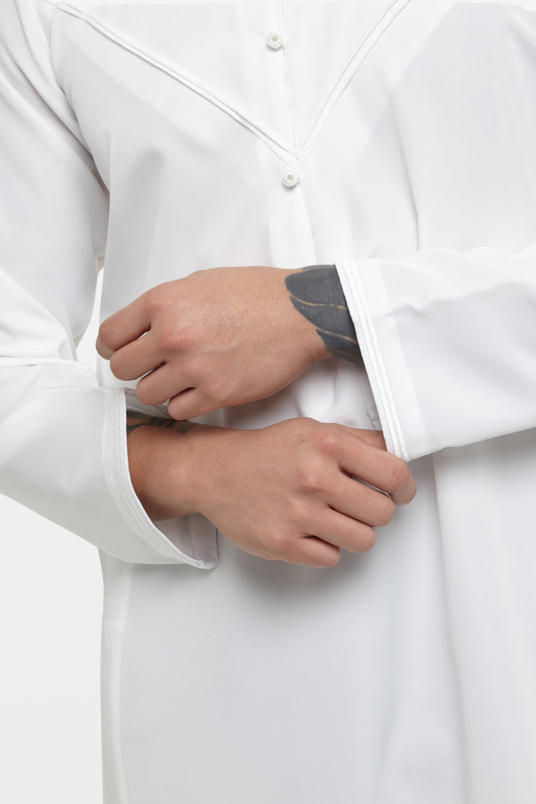All White Emirati Thobe