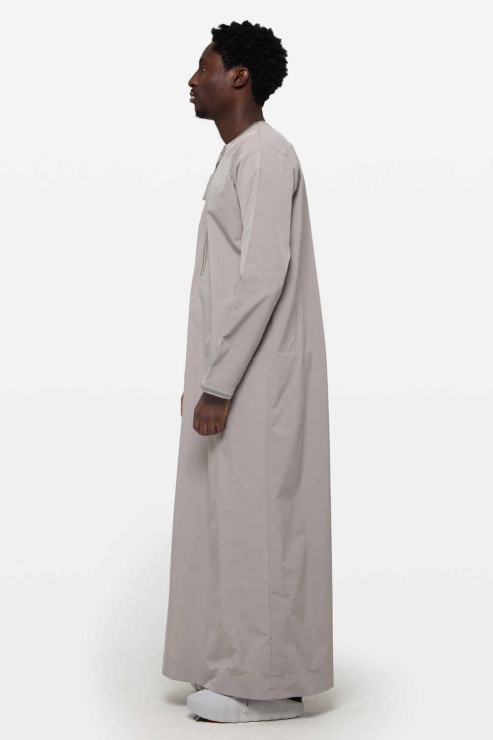 Mint Green & Khaki Omani Thobe - CAVE