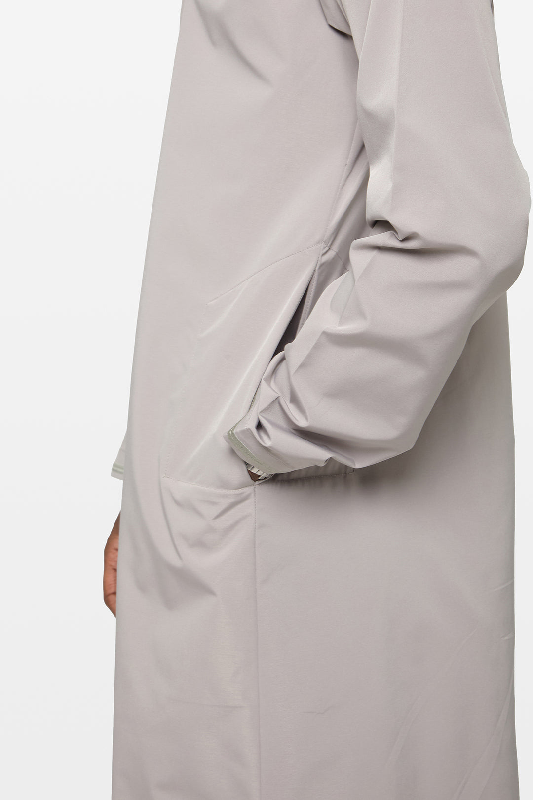 Mint Green & Khaki Omani Thobe - CAVE