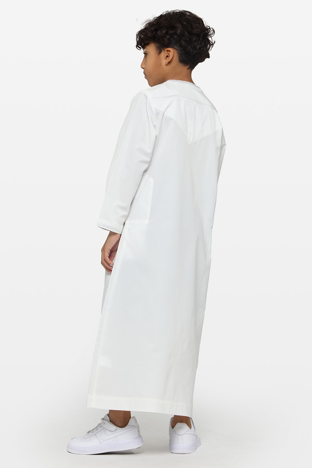 Triple White Omani Kids Thobe - CAVE