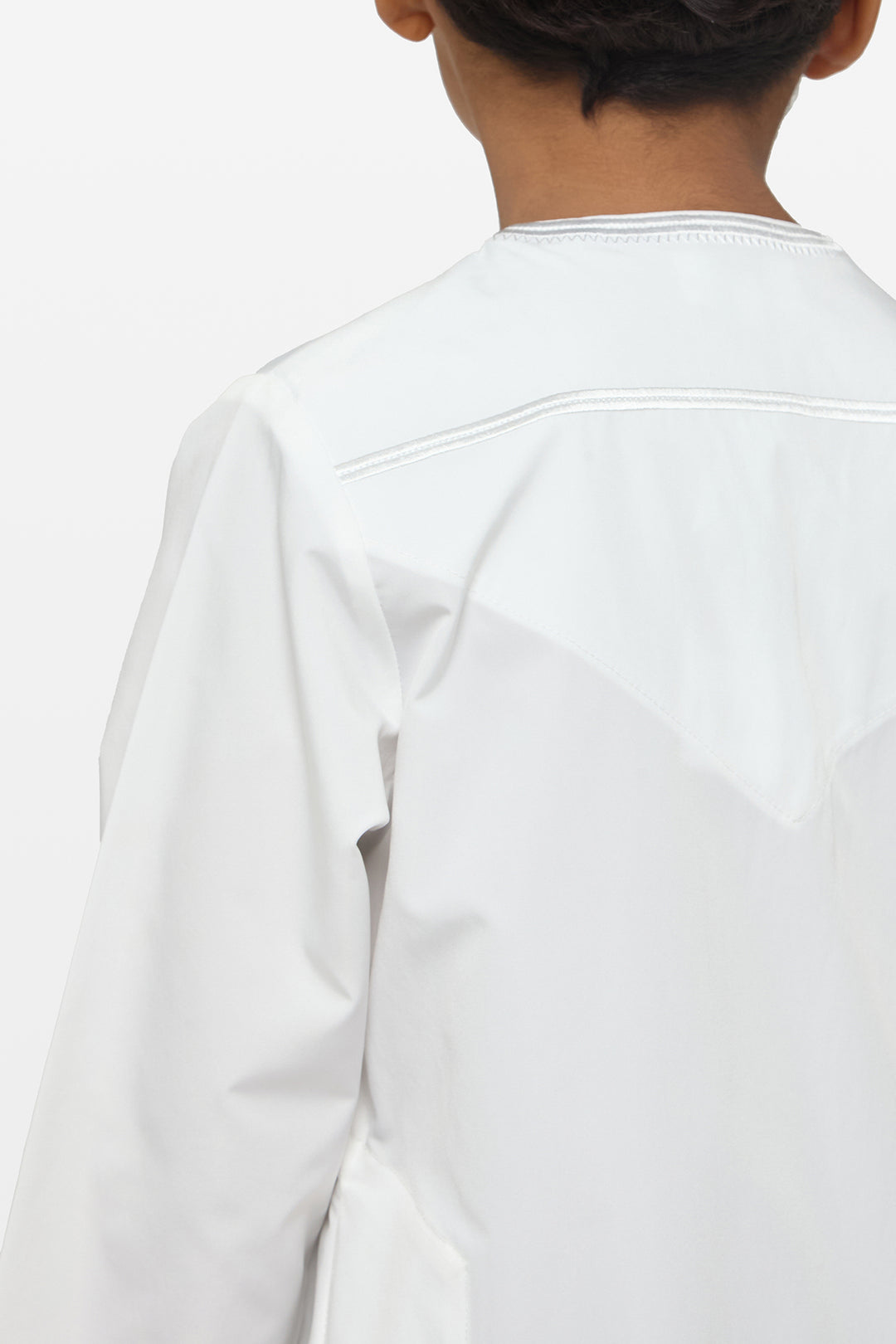 Triple White Omani Kids Thobe - CAVE