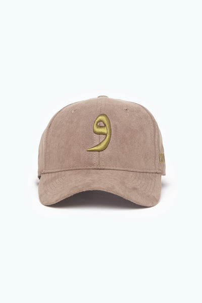 Khaki Suede Arabic Cap