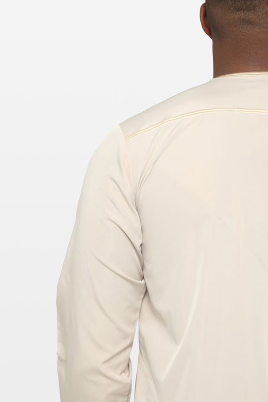 Opal Grey & Taupe Omani Thobe - CAVE