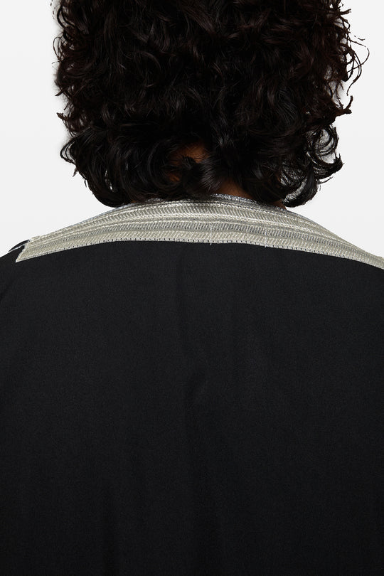 Black & Silver Heavy Kuwaiti Bisht - CAVE