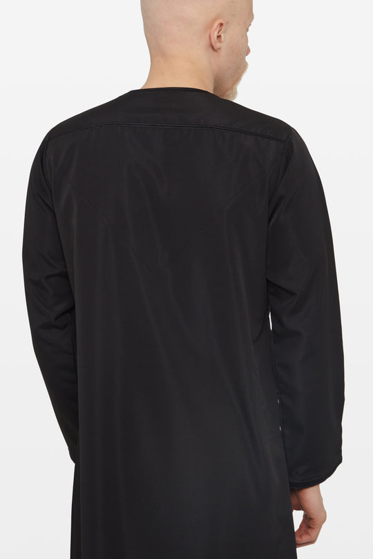 All Black Emirati Thobe