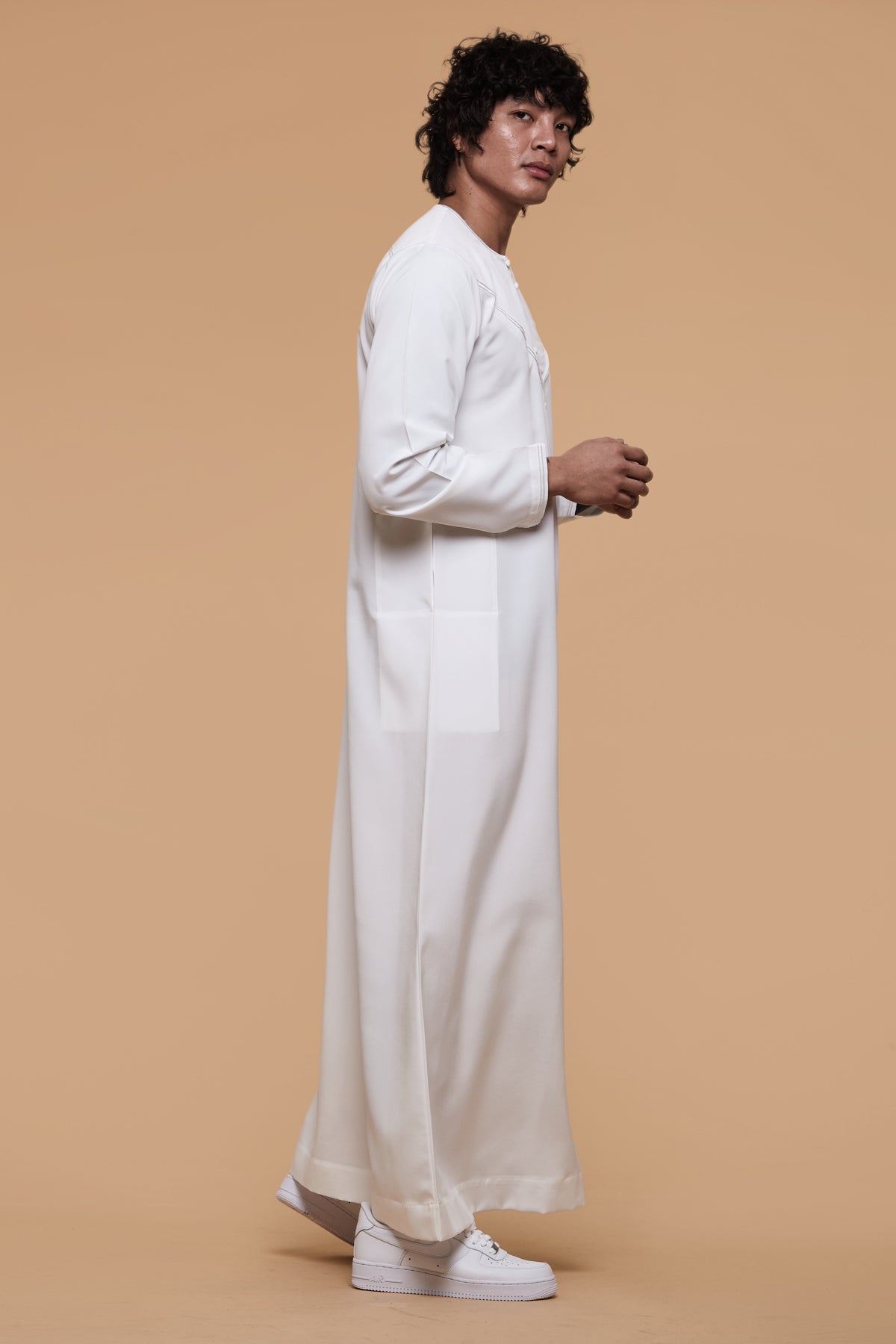 All White Omani Thobe