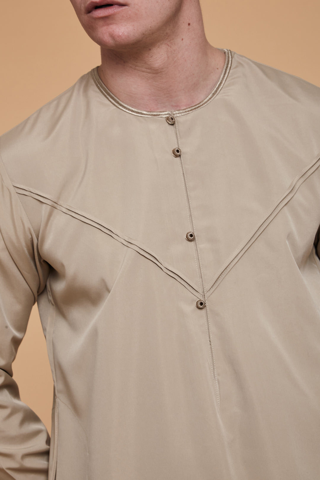 Light Khaki Omani Thobe