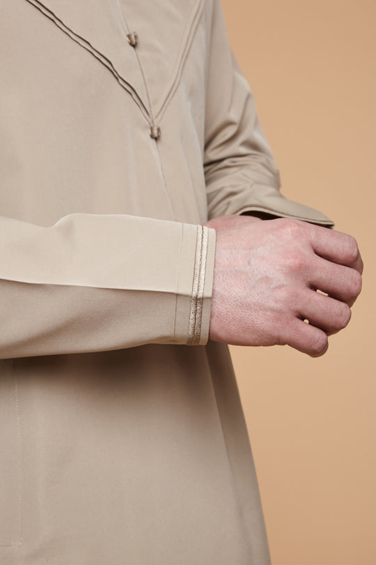 Light Khaki Omani Thobe