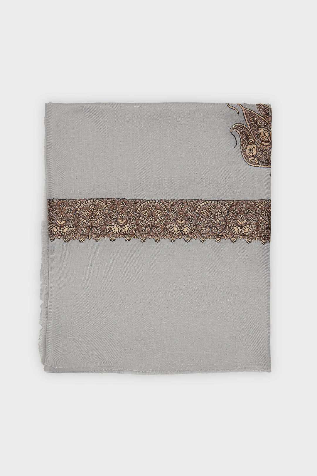 Airy Blue & Dark Brown Yemeni Shemagh