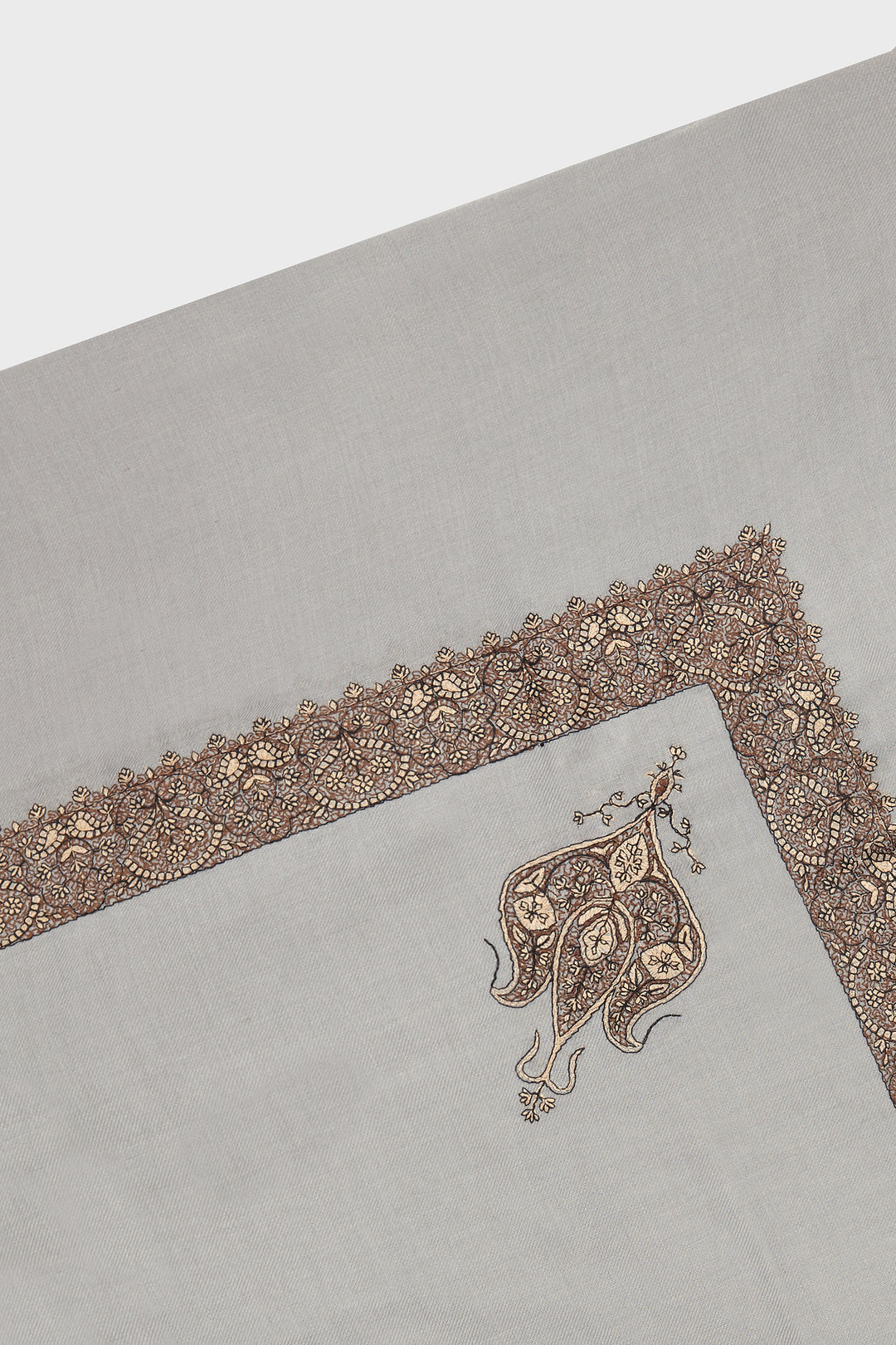 Airy Blue & Dark Brown Yemeni Shemagh