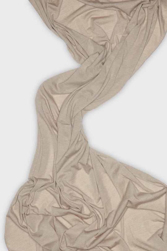 Biscotti Mulberry Silk Jersey Hijab - CAVE