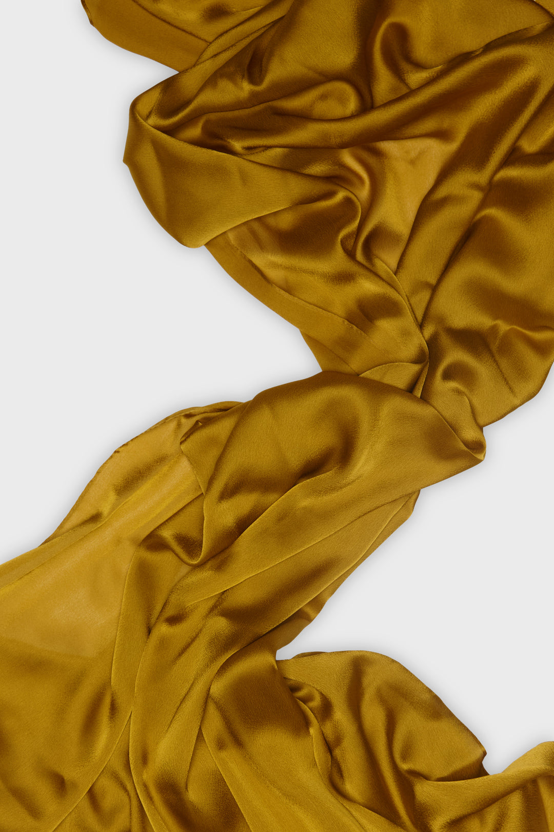 Bronze Gold Soft Satin Hijab - CAVE