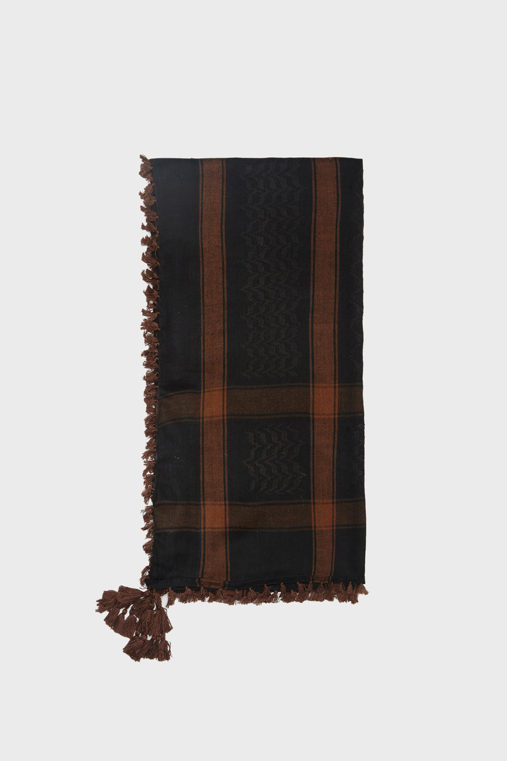 Black & Brown Keffiyeh Scarf - CAVE