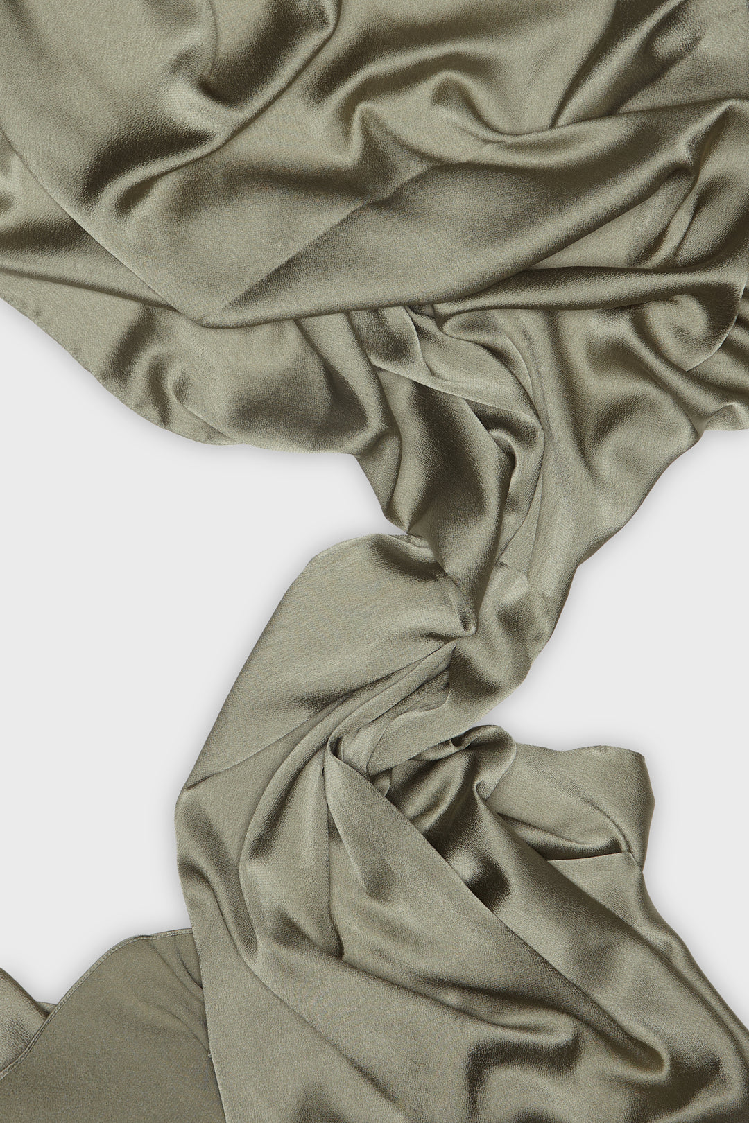 Cappuccino Grain Satin Hijab - CAVE