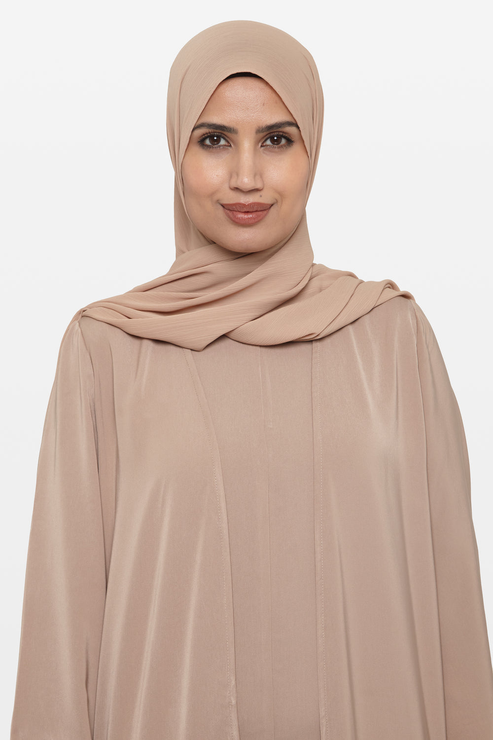 Caramel Brown Crinkle Soft Crepe Hijab - CAVE