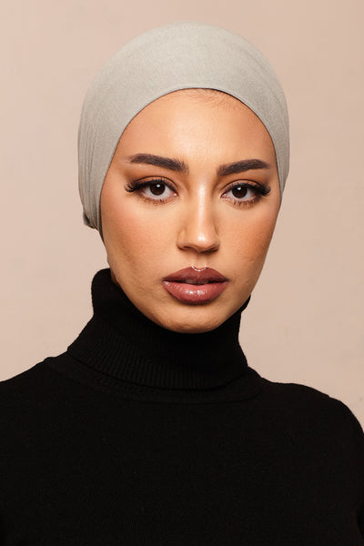 Casquette Hijab en Coton Noir