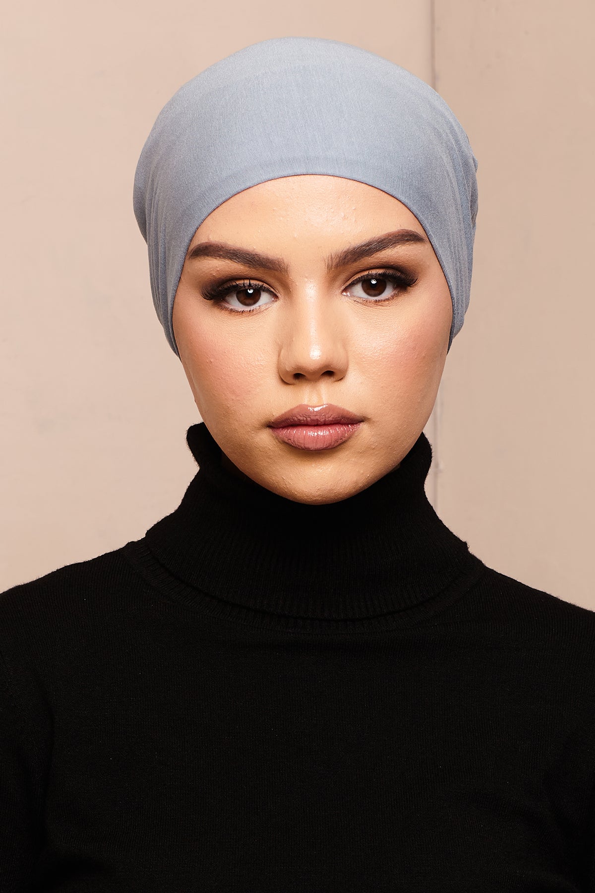 Casquette Hijab en Coton Noir