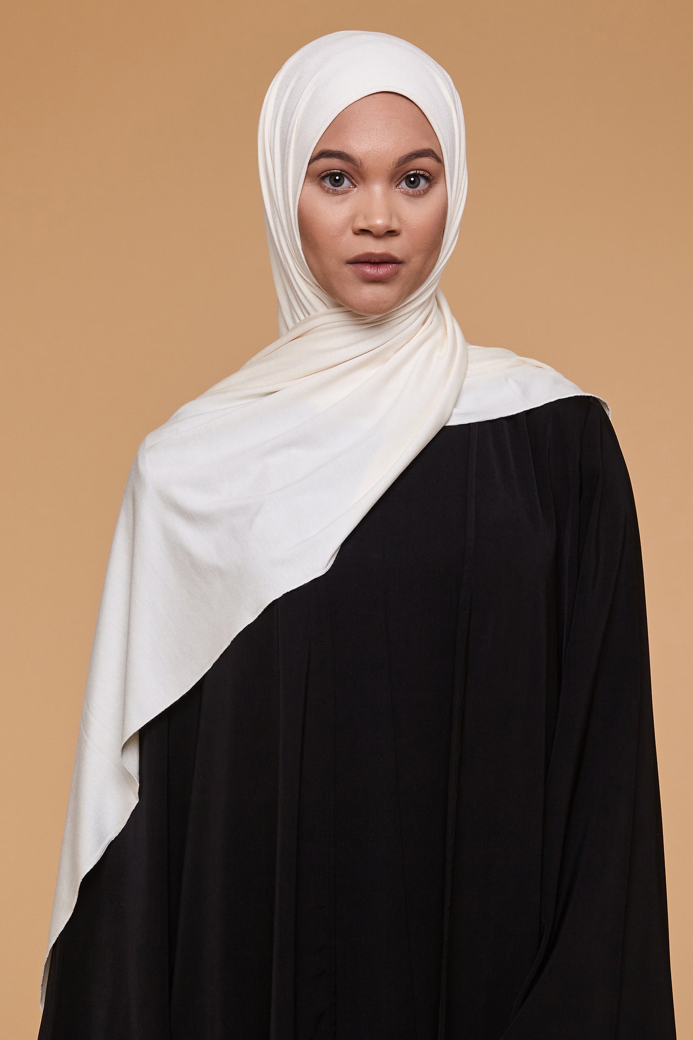 Buttercream Bamboo Jersey Hijab