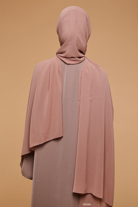 Cafe Au Lait Crinkle Soft Crepe Hijab