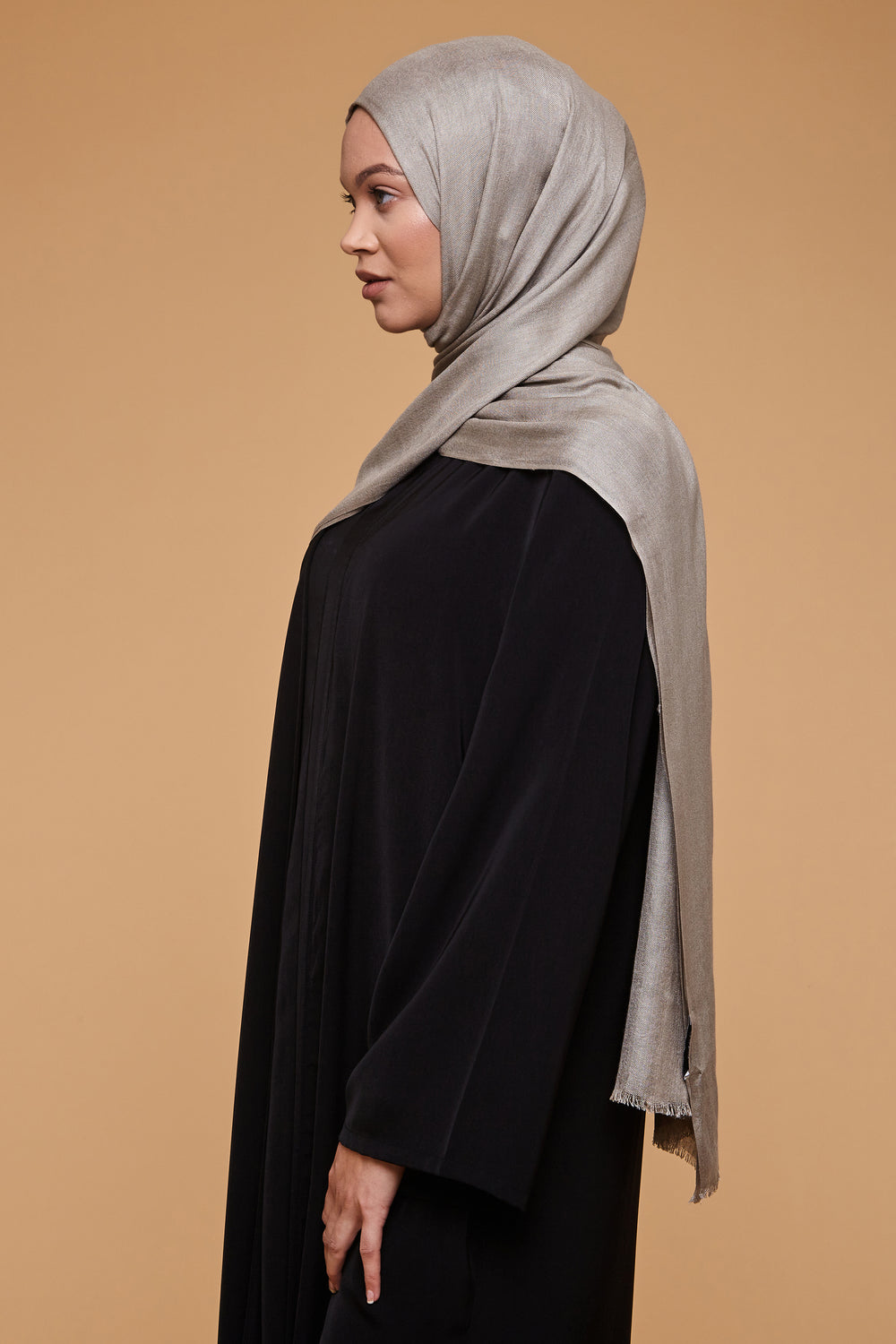 Latte Lenzing Modal Hijab - CAVE