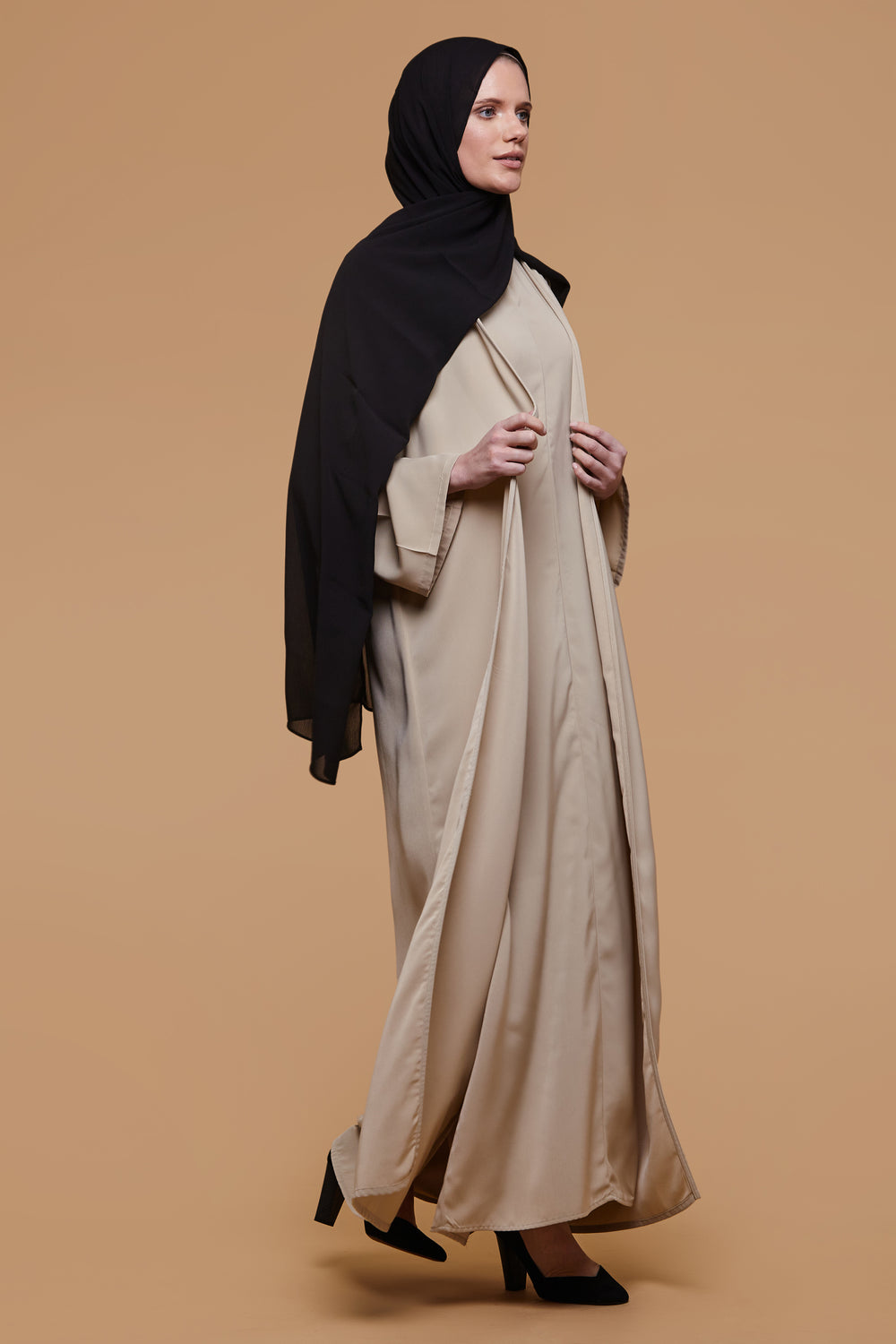 Light Khaki Touch Slip Dress - CAVE