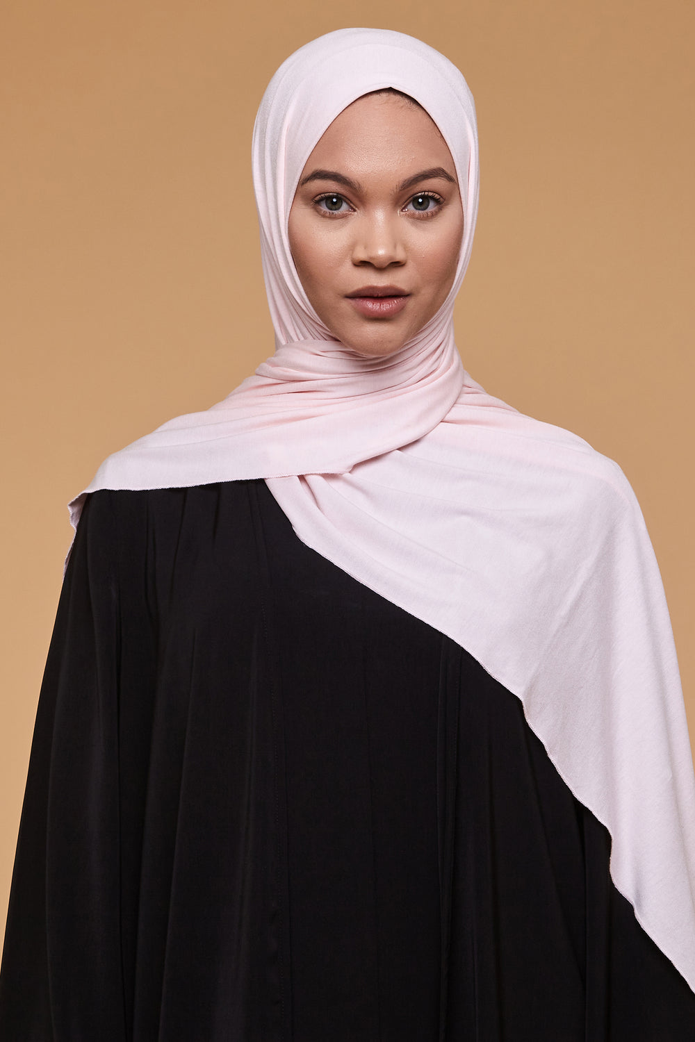 Rose Quartz Bamboo Jersey Hijab - CAVE