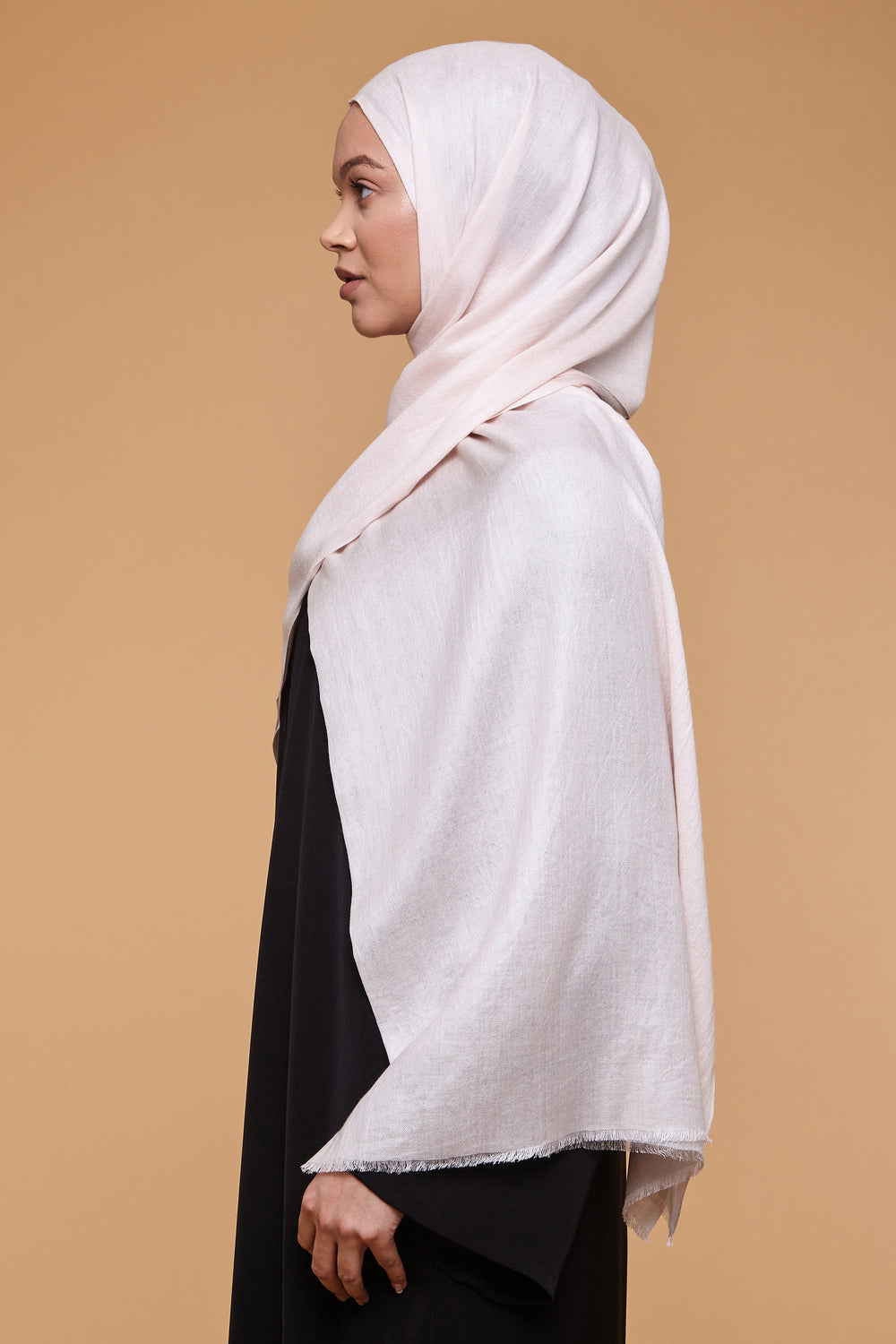 Soft Rose Lenzing Modal Hijab - CAVE