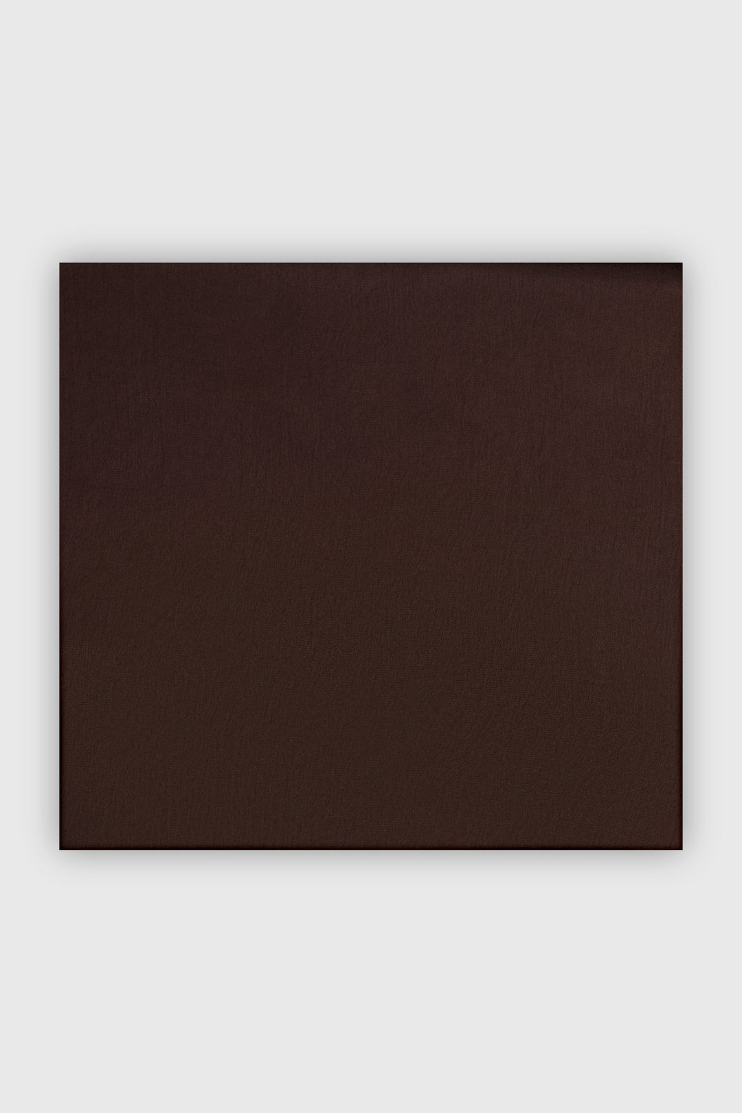 Chocolate Brown Grain Satin Hijab - CAVE